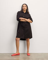 womens-tencel-butterlite-shirtdress-black | primary
