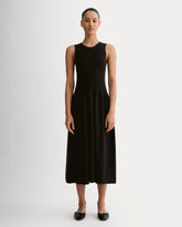 womens-knit-crew-dress-black | primary