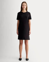 womens-organic-weekend-tee-dress-black | primary