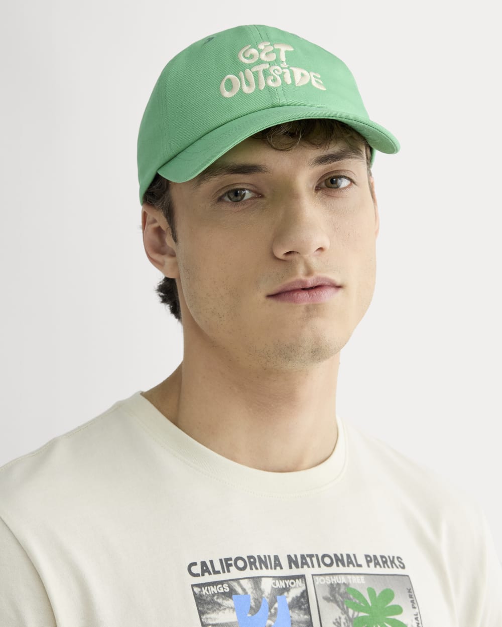 unisex-parks-baseball-cap-green | primary