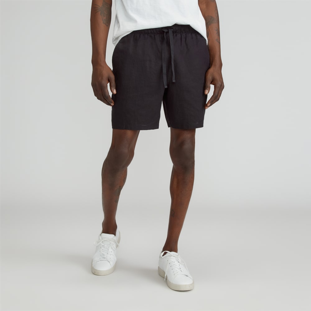 mens-linen-easy-short-black | primary