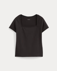 womens-form-square-neck-top-black | alt