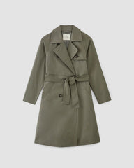 womens-cotton-modern-trench-coat-pewter-green | alt