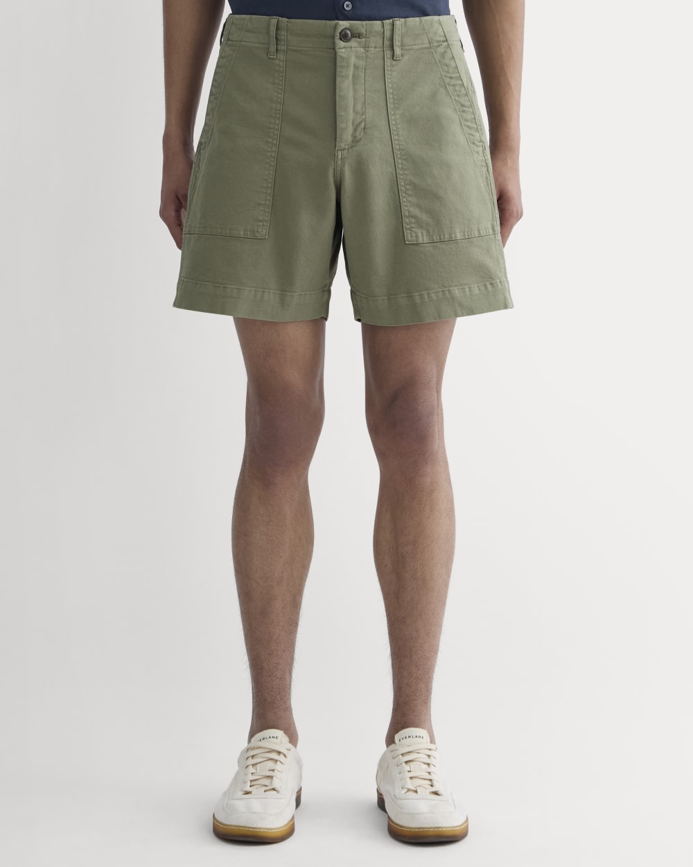 mens-canvas-relaxed-short-lichen-green | primary