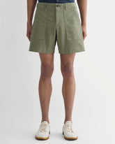 mens-canvas-relaxed-short-lichen-green | primary