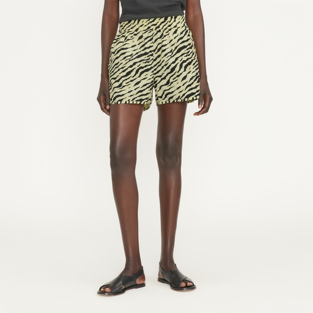 womens-poplin-boxer-short-yellow-tiger-stripe | primary