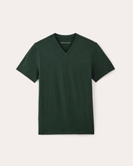mens-essential-organic-v-tee-uniform-scarab | alt