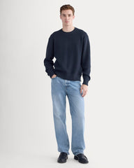 mens-waffle-rollneck-crew-navy