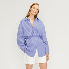 womens-poplin-tie-back-shirt-cornflower-blue | primary
