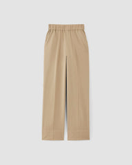 womens-easy-straight-leg-chino-trench-coat-khaki | alt