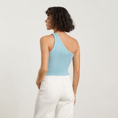 womens-ribbed-one-shoulder-tank-ice-blue
