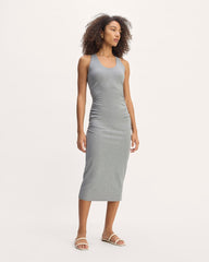 womens-supima-form-racer-dress-mid-heather-grey | primary