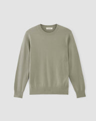 mens-no-sweat-cotton-sweater-sage-green | alt