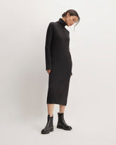 womens-cotton-merino-turtleneck-dress-heather-charcoal | primary