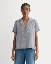 womens-linen-notch-ss-shirt-midnight-navy | primary