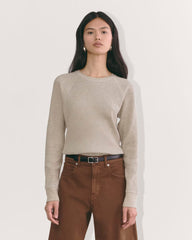 womens-cotton-waffle-crew-ls-tee-oatmeal-heather | primary