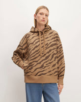 womens-retrack-hoodie-cocoa-tiger-stripe | primary