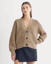 womens-organic-cotton-relaxed-cardigan-heathered-camel | primary