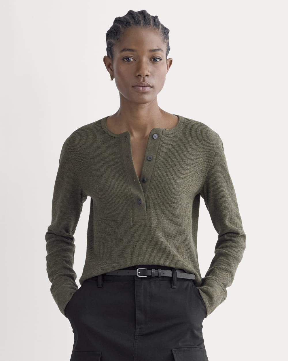 womens-boxy-henley-in-cozy-waffle-heather-beech | primary