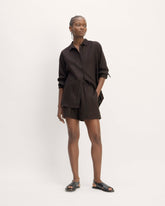 womens-linen-easy-short-black | primary