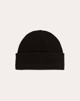womens-waffle-beanie-black | primary