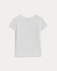 womens-pointelle-short-sleeve-tee-white | alt