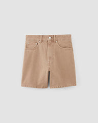 womens-a-line-denim-short-neutral-chanterelle | alt