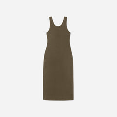 womens-ribbed-tank-dress-beech | alt