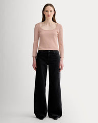 womens-pointelle-scoop-neck-top-rose-smoke