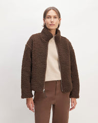 womens-renew-fleece-full-zip-earth-brown | primary