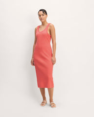 womens-ribbed-tank-dress-coral | primary