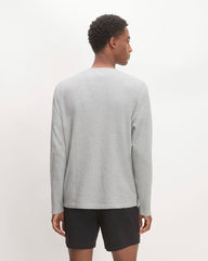 mens-waffle-long-sleeve-henley-light-grey-donegal