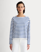 womens-modern-breton-tee-bone-mazarine-blue | primary