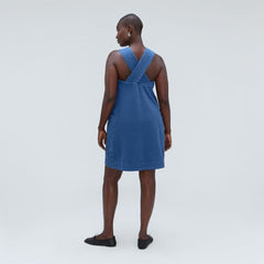 womens-crossback-apron-mini-dress-deep-blue