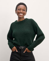 womens-alpaca-ribbed-cocoon-crew-scarab | primary