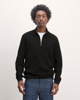 mens-qrtrzip-cashmere-black | primary