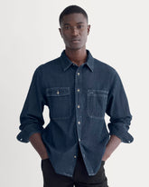 mens-denim-utility-shirt-dark-indigo | primary