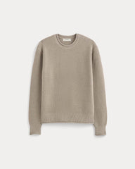 mens-waffle-rollneck-crew-heathered-oatmeal | alt