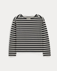womens-modern-breton-tee-black-bone | alt