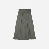 womens-easy-button-front-skirt-pewter-green | alt