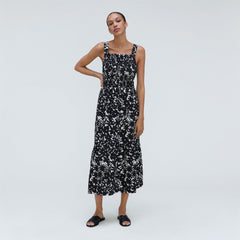 womens-smock-dress-black-canvas-floral