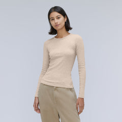 womens-supima-rib-long-sleeve-crew-heathered-burnt-sugar