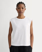 womens-muscle-tee-cotton-linen-white | primary