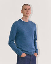 mens-cashmere-crew-blue-donegal | primary