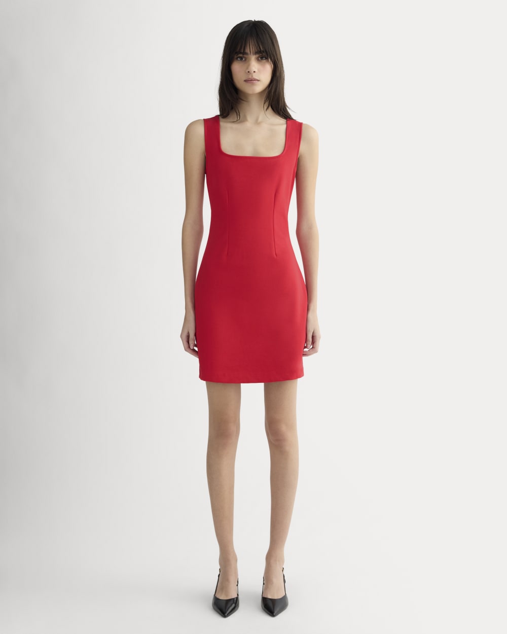 womens-dream-square-neck-dress-classic-red | primary