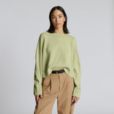 womens-recashmere-cropped-crew-sweater-seafoam-green | primary