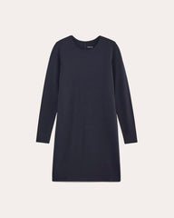 womens-form-mini-long-sleeve-dress-navy | alt