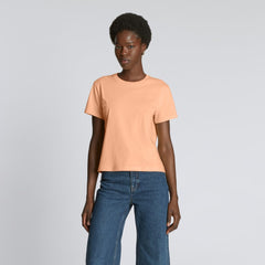 womens-organic-cotton-box-cut-tee-apricot | primary