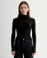 womens-ribbed-turtleneck-ultrasoft-merino-black | primary