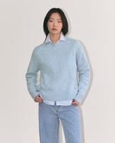 womens-pointelle-sweater-cloud-chambray-blue | primary